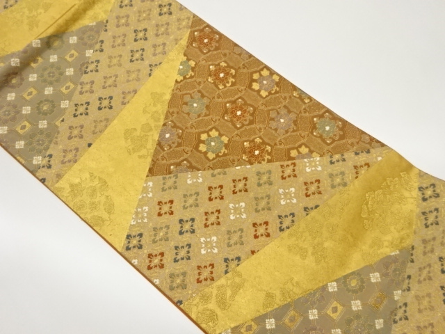 JAPANESE FUKURO OBI / WOVEN CLASSICAL PATTERN